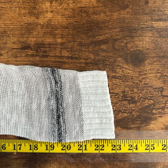 Eileen Fisher Organic Linen Blend Sweater XL Light Coastal Lagenlook Beachy EUC - Picture 5 of 8